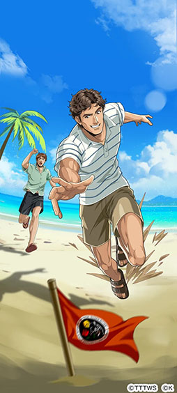 画像ギャラリー No.003のサムネイル画像 / 「銀英伝 戦いの輪舞曲」,描き下ろしのミュラーとシェーンコップが登場する常夏の休息イベントの開催を決定