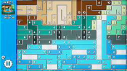 画像集 No.008のサムネイル画像 / 【PR】スケールアップしたパズルに挑戦！ 「ピクセル」シリーズ最新作，Switch用ソフト「ピクセルライン2：イン・トゥ・パズルバース」本日配信