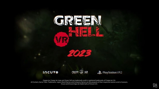  No.002Υͥ / PS VR2ǡGreen Hell VRפ2023ǯȯꡣޥǮӱӤǲʥХХ򤹤륪ץɺ