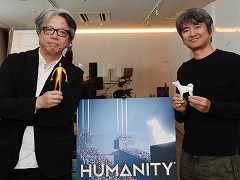 ［インタビュー］ディレクター・中村勇吾氏とゲームクリエイター・水口哲也氏に聞く。「HUMANITY」開発のきっかけや柴犬を採用した理由など
