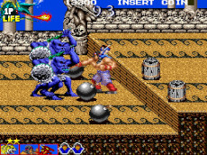 画像ギャラリー No.003のサムネイル画像 / Switch/PS4「アーケードアーカイブス ワイルドファング」5月2日にリリース。鬼神使いを操作して,魔獣と戦うベルトスクロールアクション