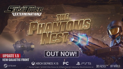 ���������꡼ No.007�Υ���ͥ������ / ��Starship Troopers: Extermination�׺ǿ����åץǡ���1.5��Phantom��s Nest�פ��ۿ����ϡ��ϥ����ϥ�Ȥ�16���б��˳�ĥ