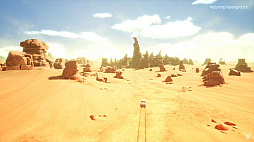 画像集 No.001のサムネイル画像 / 「SAND LAND」のゲーム版が登場。鳥山 明テイストあふれる戦車やロボットを乗り回して砂漠の世界で暴れまわれ