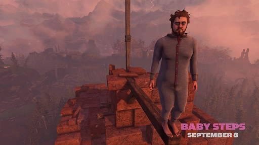 画像ギャラリー No.001のサムネイル画像 / おじさんが転んで,滑って,流される。「Baby Steps」,主人公が転び続ける様子を収録したゲームプレイ映像を公開