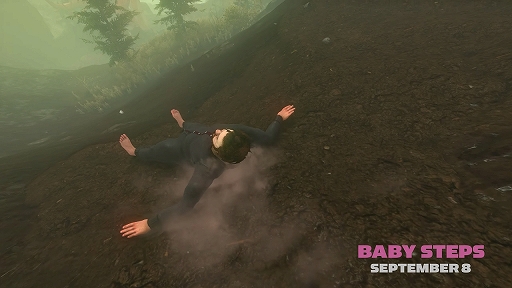画像ギャラリー No.004のサムネイル画像 / おじさんが転んで,滑って,流される。「Baby Steps」,主人公が転び続ける様子を収録したゲームプレイ映像を公開