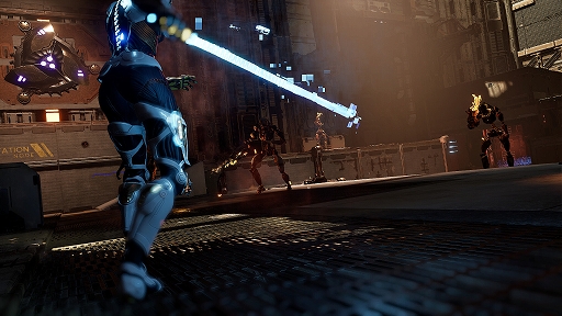 画像ギャラリー No.002のサムネイル画像 / 人類最後の希望となるべく,無機質な巨大構造物の中を進め! ステルスアクション「Steel Seed」配信開始