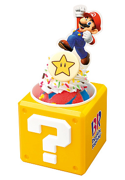 画像ギャラリー No.007のサムネイル画像 / 「スーパーマリオ」,サーティーワンコラボ商品が7月1日に登場。ハテナブロックのカップに入ったシングルサンデーなど