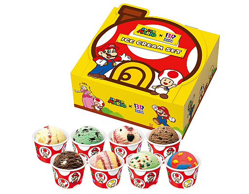 画像ギャラリー No.014のサムネイル画像 / 「スーパーマリオ」,サーティーワンコラボ商品が7月1日に登場。ハテナブロックのカップに入ったシングルサンデーなど