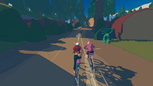 画像ギャラリー No.001のサムネイル画像 / 自転車レースADV「Wheel World」本日配信。自転車がすべてのルールを握る世界で,レースを繰り返して伝説のパーツをすべて取り戻せ