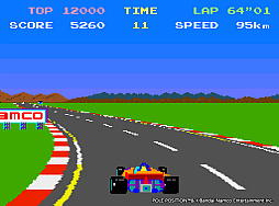 画像ギャラリー No.003のサムネイル画像 / Switch/PS4「アーケードアーカイブス ポールポジション」,7月6日に配信。1982年に発売された擬似3Dリアビューを採用したレースゲーム