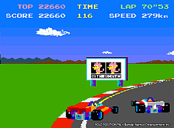 画像ギャラリー No.005のサムネイル画像 / Switch/PS4「アーケードアーカイブス ポールポジション」,7月6日に配信。1982年に発売された擬似3Dリアビューを採用したレースゲーム