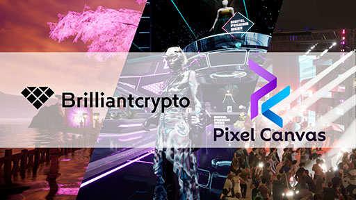 画像ギャラリー No.001のサムネイル画像 / 「Brilliantcrypto」,アメリカの次世代メタバースプラットフォーム「Pixel Canvas」とパートナーシップを締結