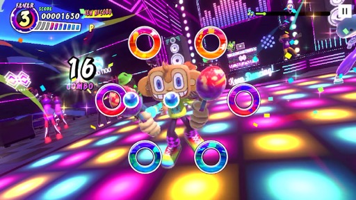 画像ギャラリー No.005のサムネイル画像 / タッチ操作で遊ぶマラカスリズムアクション! 「サンバDEアミーゴ:パーティー・トゥー・ゴー」(今日から始めろApple Arcade #46)