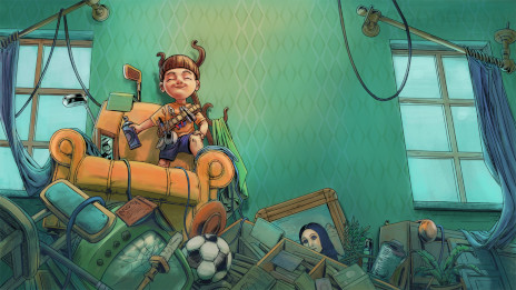 画像ギャラリー No.008のサムネイル画像 / 家具破壊ステルスゲーム「リトルデビル ぼくの養親子間戦争」，Switch向けに8月25日発売。イタズラ好きの少年となり家の中をめちゃくちゃにする