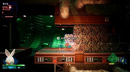 画像ギャラリー No.004のサムネイル画像 / 中年ウサギアクション「Rusty Rabbit」,体験版の配信を各プラットフォームで開始。セーブデータは製品版に引き継ぎ可能