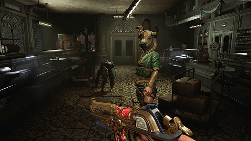 画像ギャラリー No.002のサムネイル画像 / ホラーアクションADV「Crisol: Theater of Idols」,2月10日に発売決定。自分の血を弾丸に変えて,不気味な木製人形たちと戦え!