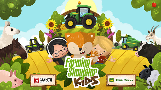 ͵ȥλҶȥFarming Simulator KidsȯɽͲ줿ưʪ餬о줷ǥ˥󥰤ʤɤΥߥ˥