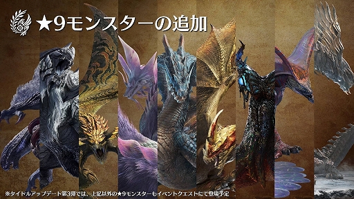画像ギャラリー No.002のサムネイル画像 / 「モンハンワイルズ」，★9モンスターの追加や武器11種のバランス調整などを行うVer.1.021のパッチノートを公開
