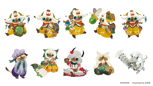 画像ギャラリー No.002のサムネイル画像 / 「モンスターハンターワイルズ」,オトモアイルーの新グッズを2月13日に発売。マスコットやトートバッグなど,多彩な商品をラインナップ