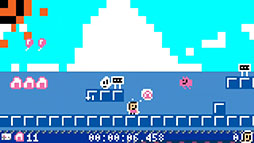 画像ギャラリー No.002のサムネイル画像 / 「わわねこのしま」,Steamストアページが公開に。おにぎりを頬張ると変化する“わたし”を操作して挑むアクションゲーム