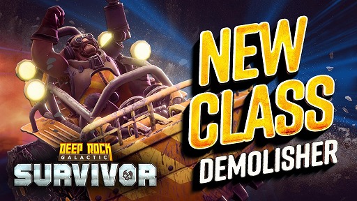 画像ギャラリー No.009のサムネイル画像 / “非常に好評”のオートシューター「Deep Rock Galactic: Survivor」，大型拡張「Heavy Duty」を4月30日に配信。新クラス「Demolisher」を追加