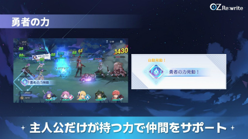 ���������꡼ No.040�Υ���ͥ������ / ���Ȥ��ä��񤭴���롽����OZ Re:write�ס��������ȸ��夬ͻ�礷��������������������饤��RPG�ڥ�����Ҳ𥹥ơ�������ͷ��ݡ��ȡ�