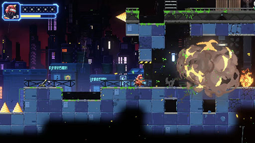 画像ギャラリー No.002のサムネイル画像 / サイボーグになって蘇った退役軍人が戦う2Dアクション「メタルスーツ: カウンターアタック」,2月13日に配信決定