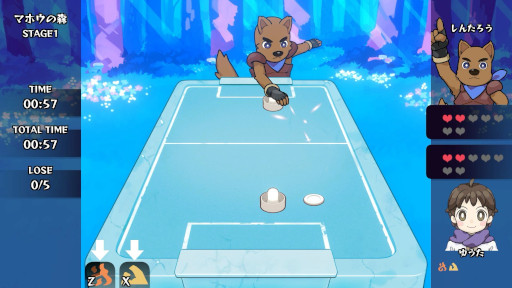 画像ギャラリー No.005のサムネイル画像 / 懐かしのエアホッケーにマホウ・アクションとローグライト要素を追加。「エアホッケー ゆうしゃとマホウの森」,Steamストアページを公開