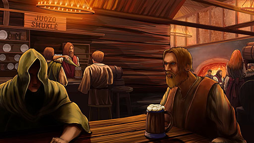 画像ギャラリー No.001のサムネイル画像 / リトアニアの近代史をテーマにしたADV「Book Smugglers」,日本語対応で配信開始。地下組織の一員として禁書を密輸し国を救おう