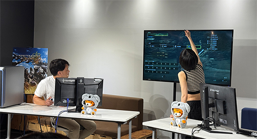 画像ギャラリー No.017のサムネイル画像 / 「Core Ultra 200S」シリーズの性能を引き出すIntel 200S Boostに注目。インテル社長がモンハンに挑戦したイベントをレポート