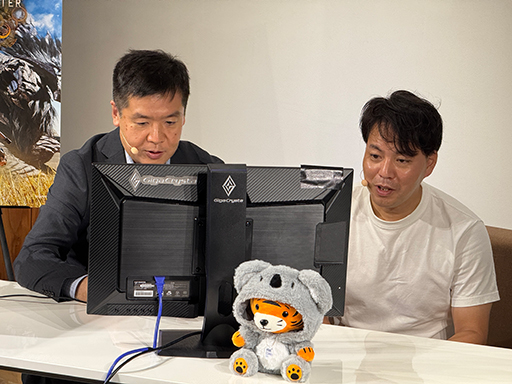 画像ギャラリー No.018のサムネイル画像 / 「Core Ultra 200S」シリーズの性能を引き出すIntel 200S Boostに注目。インテル社長がモンハンに挑戦したイベントをレポート