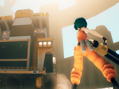 チェーンソーを手にした少女が巨大重機に挑む。「MOTORSLICE」，5月5日にリリース決定