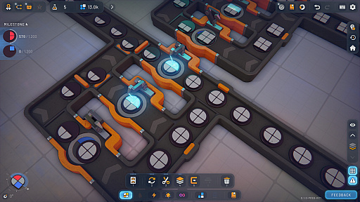 画像ギャラリー No.006のサムネイル画像 / 図形を切って，塗って，重ねて――自動化の沼が待ち受ける工場シム「Shapez 2」（ほぼ日 インディーPick Up！）