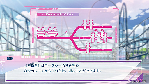 画像ギャラリー No.009のサムネイル画像 / ［プレイレポ］仮想空間で始まる過酷なゲーム。何を信じるかが運命を変える，心惑わすADV「UN:LOGICAL（アンロジカル）」