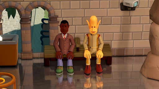 画像ギャラリー No.007のサムネイル画像 / ヘンテコ博物館経営シム「ツーポイントミュージアム」,評価に影響を与える来館者の情報を公開。教授の満足度が上がると,多額の寄付につながる