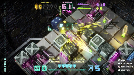 画像ギャラリー No.001のサムネイル画像 / サイコロ型戦闘機で戦うアクションゲーム「JAIL DICE:Roll to Break」,デモ版をSteamでリリース。リアルタイムの戦闘とターン制の進行を融合