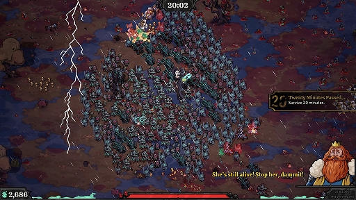 画像ギャラリー No.003のサムネイル画像 / 倒した敵を蘇生して大軍勢を作っていく。ヴァンサバ系アクション「Be My Horde」,地獄界ステージを追加するアップデートを実施