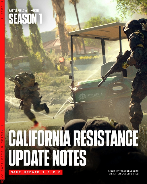 ꡼ No.002Υͥ / Battlefield 6סޥåסȥȥåɡɤ俷ʤɤɲä륢åץǡ1.1.2.0ۿ