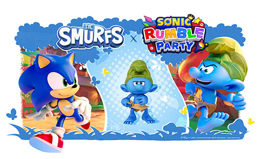 画像ギャラリー No.001のサムネイル画像 / 「ソニックランブル」，THE SMURFSとのコラボイベントを3月16日に開始