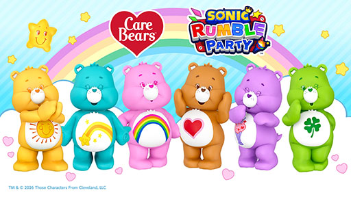 画像ギャラリー No.001のサムネイル画像 / 「ソニックランブル パーティ」，ケアベアとのコラボイベントが開幕
