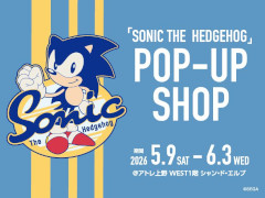 「SONIC THE HEDGEHOG POP-UP SHOP」，シャン・ド・エルブアトレ上野店で5月9日から開催