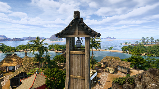 画像ギャラリー No.005のサムネイル画像 / オープンワールド戦国村作りシム「Sengoku Dynasty」，無料大型アップデート「Kanata」を実施。新たなエリア「熱帯の群島」が登場