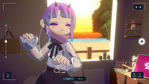 画像ギャラリー No.009のサムネイル画像 / 作業するアバターを眺めながら,一緒に集中して作業を進めよう。「gogh: Focus with Your Avatar」,PC版を4月30日にSteamで配信