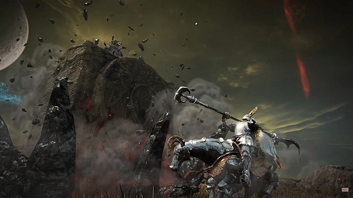 画像ギャラリー No.004のサムネイル画像 / 「ELDEN RING NIGHTREIGN」,プレイアブルキャラ“Raider”のトレイラーを公開。強靭な肉体で巨大な石板を出現させる豪快なキャラクター