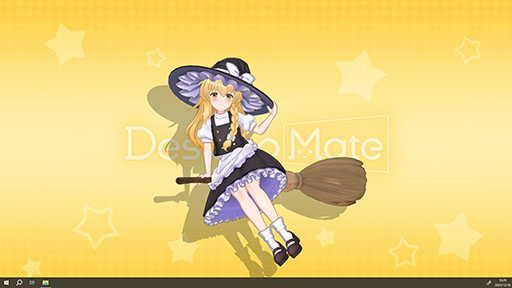 画像ギャラリー No.003のサムネイル画像 / 「Desktop Mate」の新たなDLC「霧雨魔理沙」「ゆっくり魔理沙」,本日リリース。両DLCのバンドル版もラインナップ
