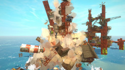 画像ギャラリー No.002のサムネイル画像 / 水没した終末世界が舞台の海上都市建設シム「崩壊都市」,Steamでリリース。崩れないようにバランスを保ちつつ,資材を積み上げよう