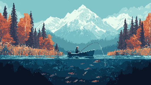 画像ギャラリー No.001のサムネイル画像 / 美しいドット絵の世界で釣り糸を垂らすリラックス系放置釣りゲーム「Cast n Chill」,Steamストアページを公開中