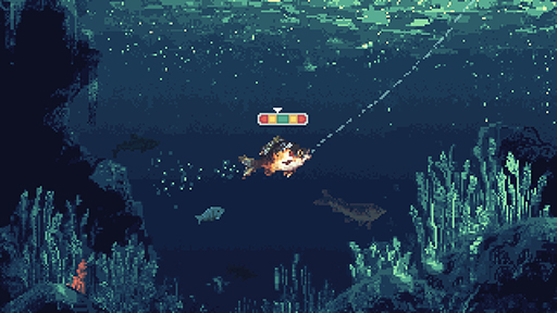 画像ギャラリー No.004のサムネイル画像 / 美しいドット絵の世界で釣り糸を垂らすリラックス系放置釣りゲーム「Cast n Chill」,Steamストアページを公開中