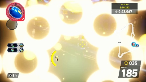 画像ギャラリー No.011のサムネイル画像 / ［プレイレポ］「ソニックレーシング クロスワールド」に青きヒーロー，ロックマン参戦。新しいアイテムとコースをひっさげ，ブルースと共に駆け抜ける