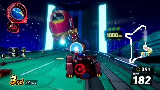 画像ギャラリー No.021のサムネイル画像 / ［プレイレポ］「ソニックレーシング クロスワールド」に青きヒーロー，ロックマン参戦。新しいアイテムとコースをひっさげ，ブルースと共に駆け抜ける